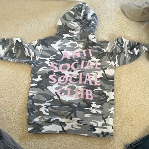 Anti social club hoodie
